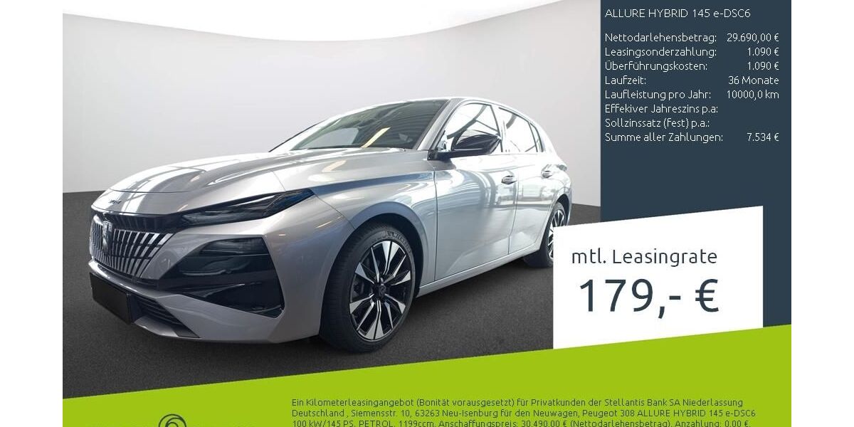 Peugeot 308 1.500 km 29.690 &euro; Münster - Amelsbüren 48163