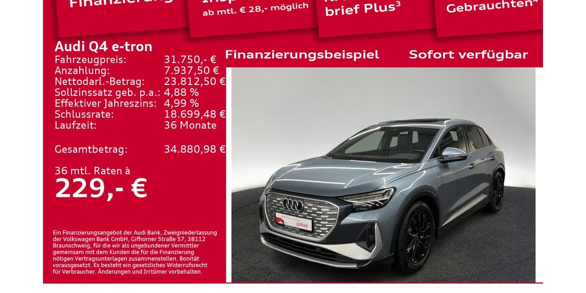 Audi Q4 e-tron 59.850 km 31.750 &euro; Berlin 10587