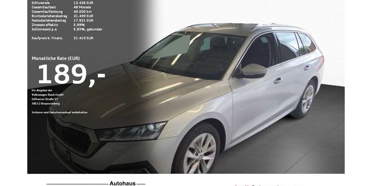 Skoda Octavia 121.386 km 21.410 &euro; Ravensburg 88214