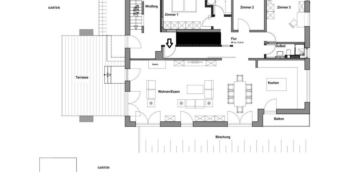 Terrassenwohnung Hamburg Altona - 4 Zimmer, 140 m&sup2;, 2.990&euro; | Angebot:26412369