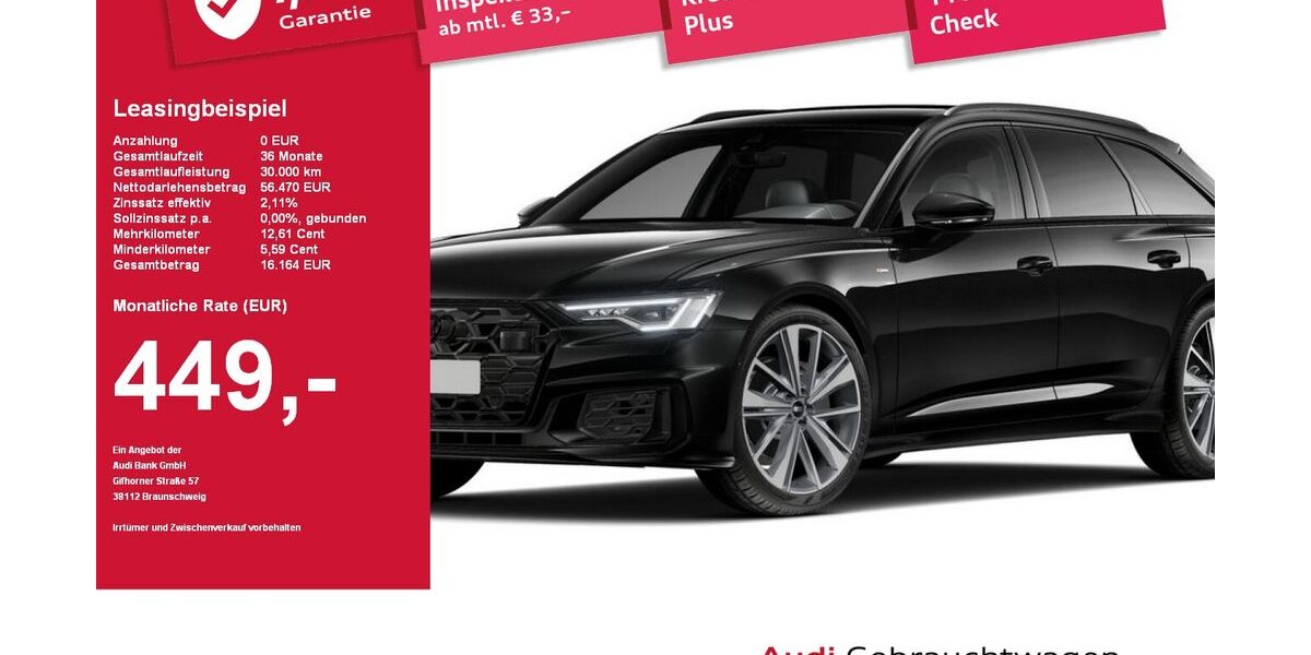 Audi A6 11.223 km 56.470 &euro; Plattling 94447