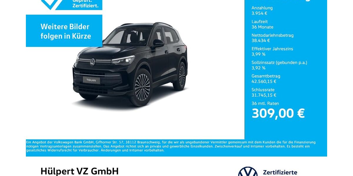 VW Tiguan 4.721 km 42.388 &euro; Dortmund 44379