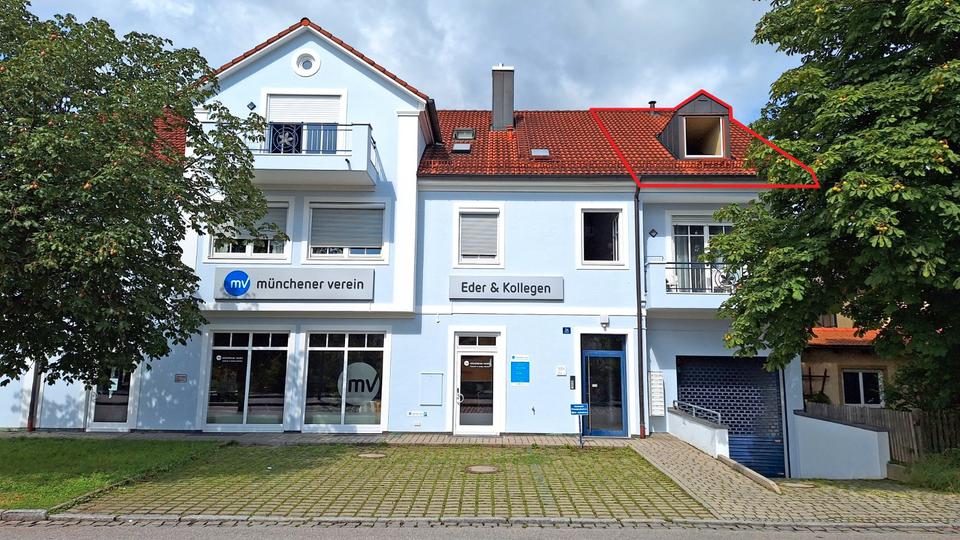 Dachgeschoßwohnung Wolfratshausen - 1.5 Zimmer, 42 m&sup2;, 265.000&euro; | Angebot:27114924