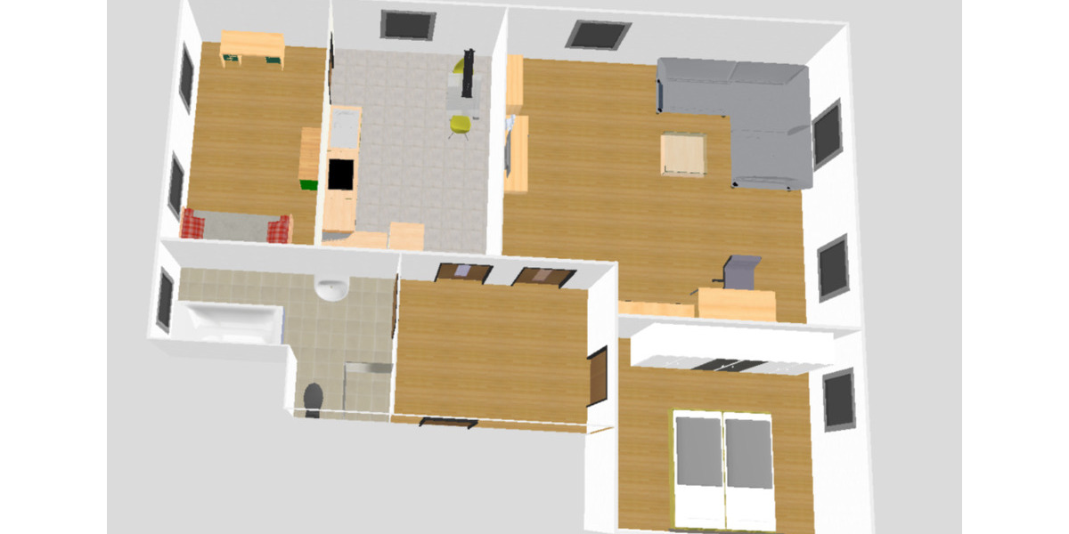 Etagenwohnung Großenhain - 3 Zimmer, 90 m&sup2;, 642&euro; | Angebot:25328331