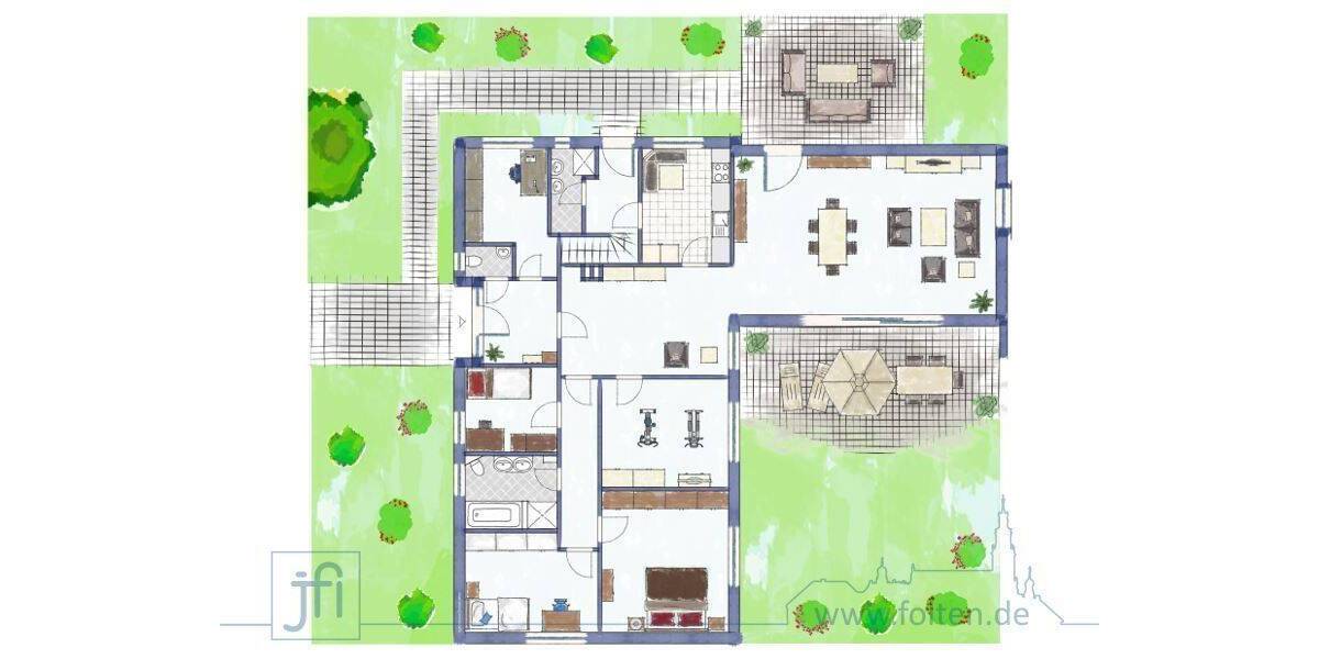 Einfamilienhaus Leer (Ostfriesland) Heisfelde - 6 Zimmer, 160 m&sup2;, 1.195&euro; | Angebot:26904306