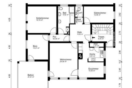 Gepflegte OG-1 Wohnung in 2-Fam.Haus Nähe Westpark Audi-Kreisel