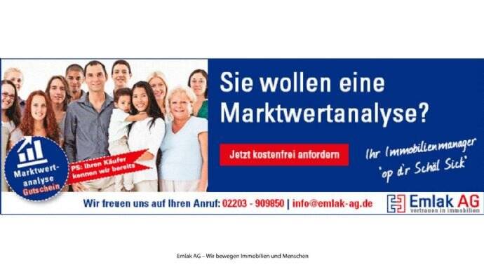 Etagenwohnung Troisdorf - 3 Zimmer, 80 m&sup2;, 1.300&euro; | Angebot:19323682