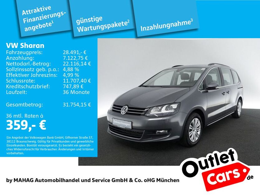 VW Sharan 99.466 km 27.982 € München 80935