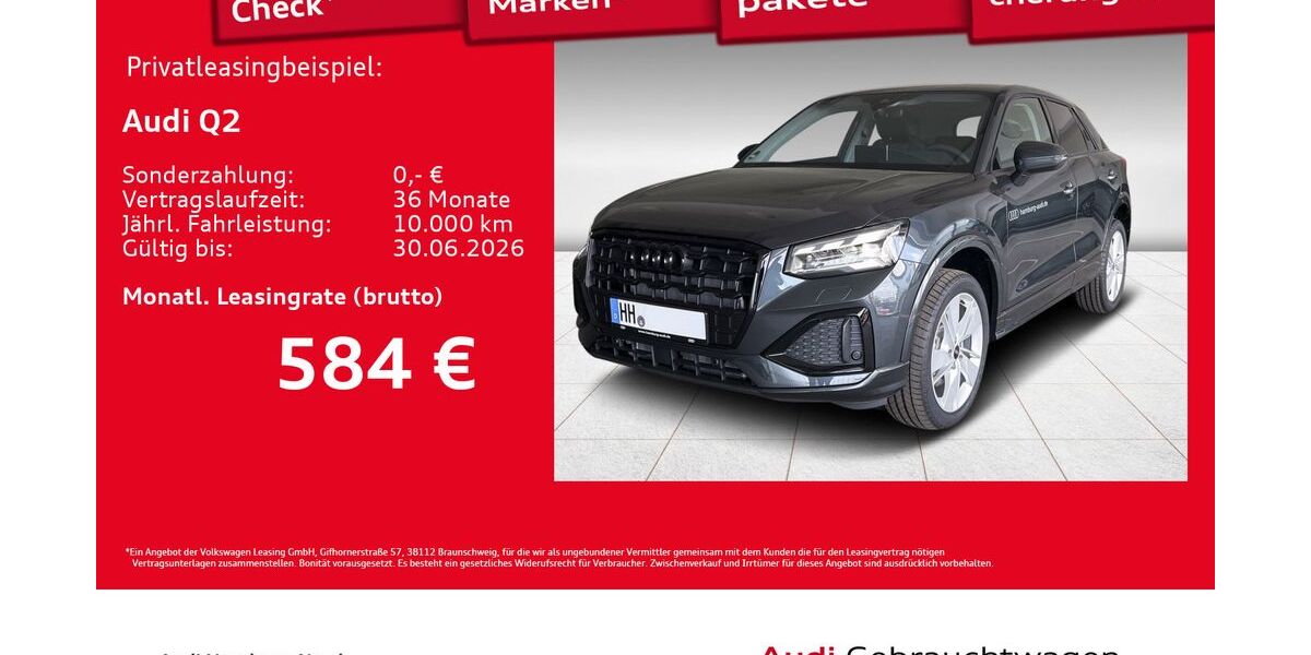 Audi Q2 1.890 km 41.440 &euro; Hamburg 22419