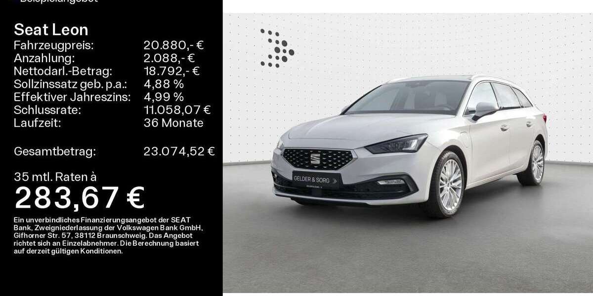 Seat Leon 58.972 km 20.880 &euro; Schweinfurt 97424