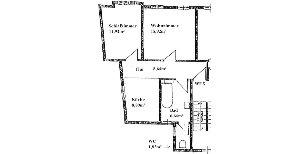 Platz für Zwei - Etagenwohnung Gotha Remstädter Straße 4 / WE 5 | Angebot:27340745
