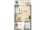 Etagenwohnung Gernsbach - 1 Zimmer, 31 m&sup2;, 590&euro; | Angebot:26335379