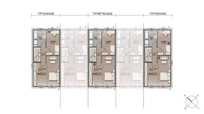 Reihenmittelhaus Aachen Aachen-Mitte - 4 Zimmer, 158 m&sup2;, 725.000&euro; | Angebot:24759194