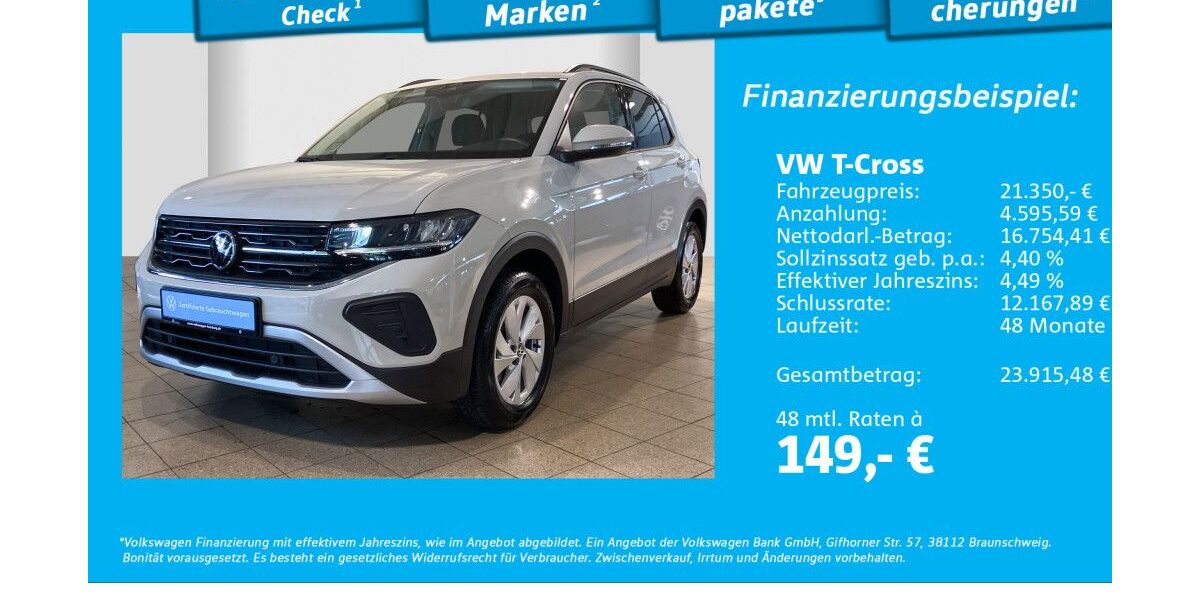 VW T-Cross 3.484 km 20.990 &euro; Glinde 21509