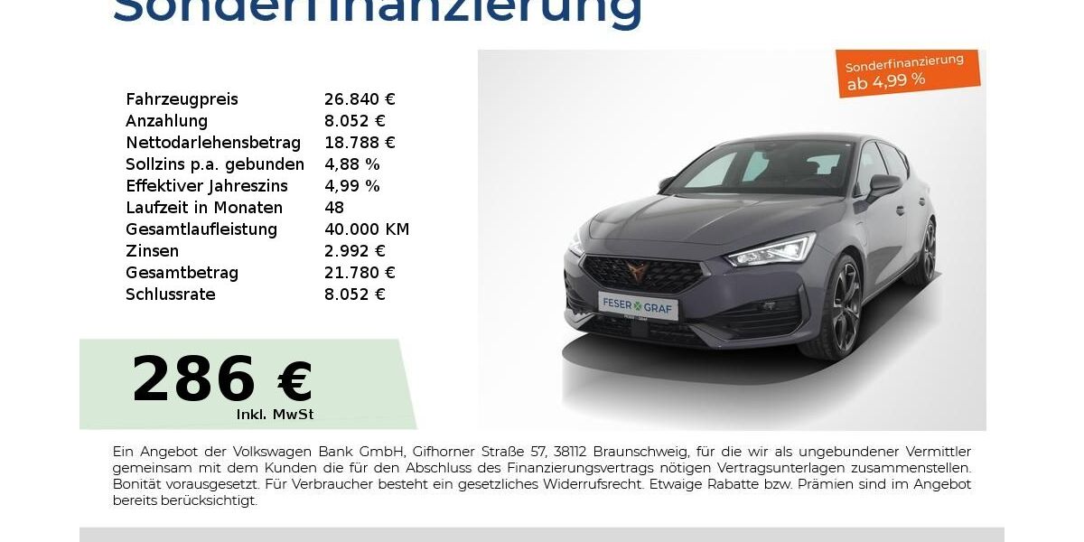 Cupra Leon 24.450 km 26.440 &euro; Nürnberg 90441