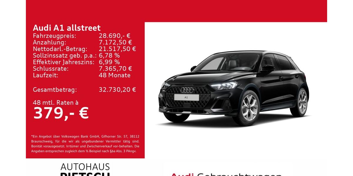 Audi A1 9.447 km 28.690 &euro; Melle 49324