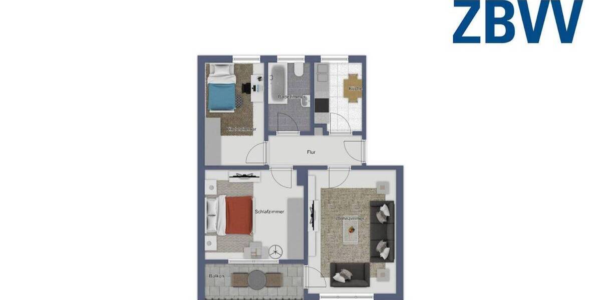 Etagenwohnung Pegnitz Weidmannshöhe - 3 Zimmer, 61 m&sup2;, 545&euro; | Angebot:26912878