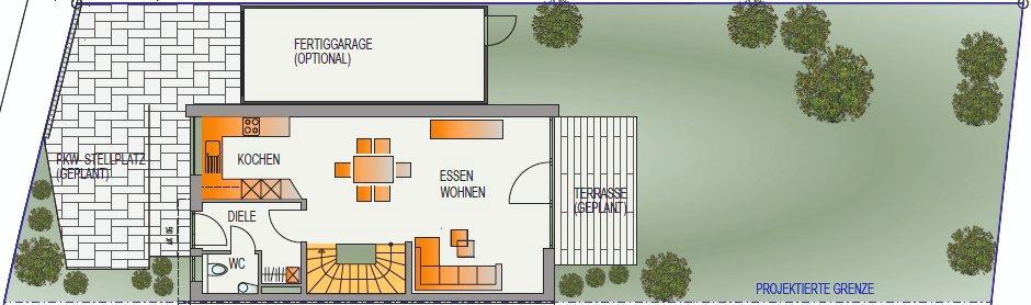 Doppelhaushälfte Bad Friedrichshall - 4 Zimmer, 104 m&sup2;, 436.000&euro; | Angebot:27134717