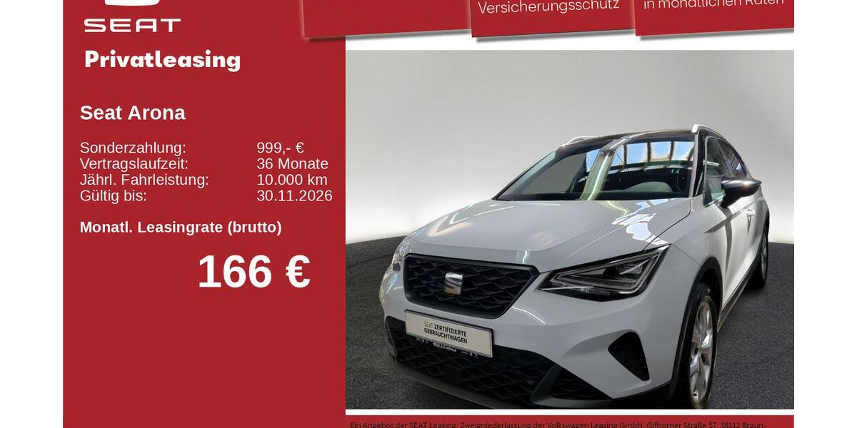 Seat Arona 7.140 km 26.430 &euro; Neu-Ulm 89231