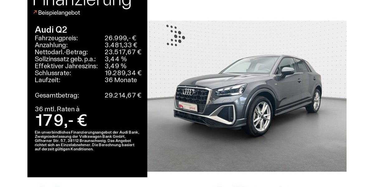 Audi Q2 10.429 km 26.999 € Hofheim 65719
