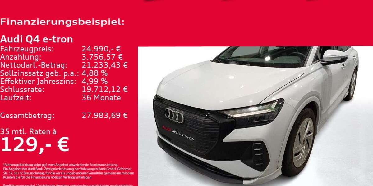 Audi Q4 e-tron 18.682 km 24.990 &euro; Hannover 30179