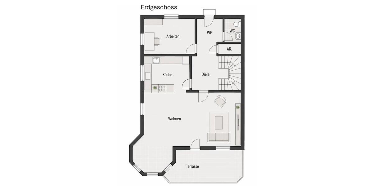 Doppelhaushälfte Herzogenaurach - 5 Zimmer, 120 m&sup2;, 1.650&euro; | Angebot:26312679