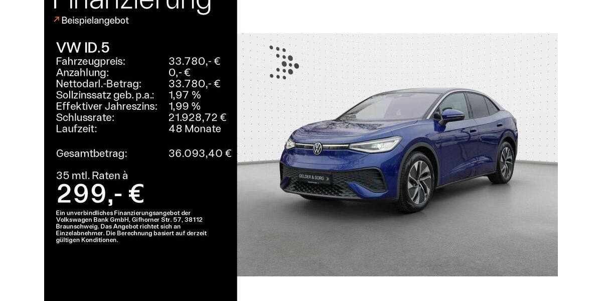 VW ID.5 9.949 km 33.580 &euro; Ebern 96106