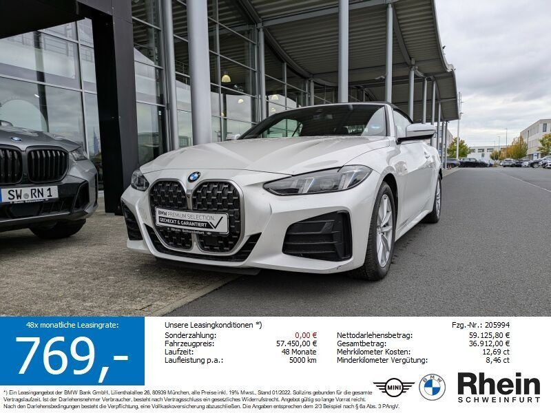 BMW 430 30.442 km 57.450 € Schweinfurt 97424