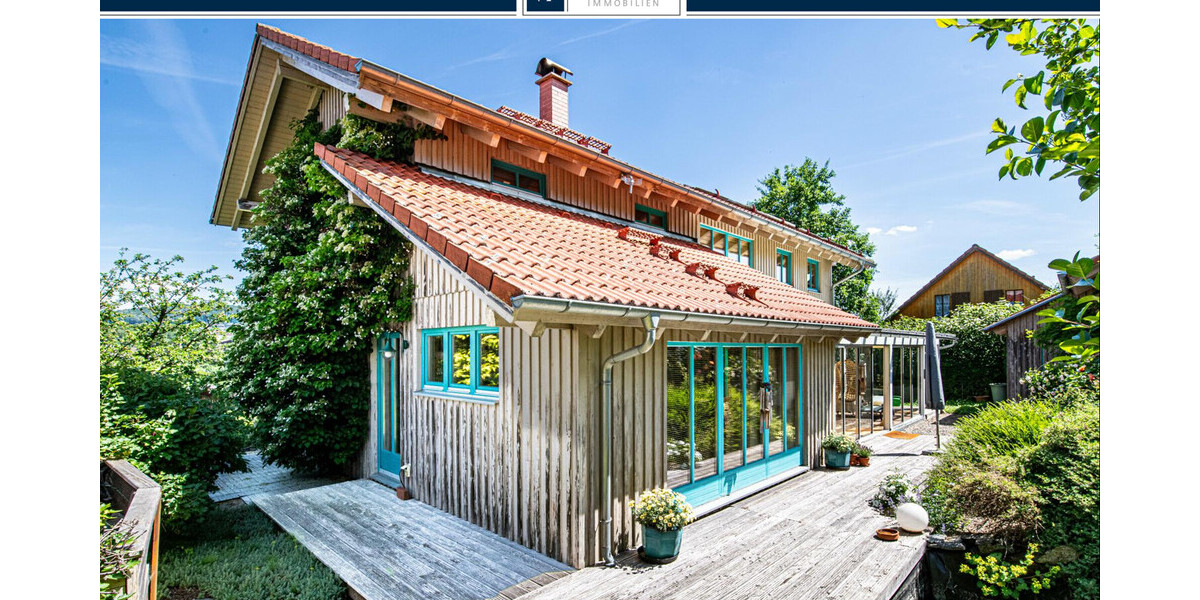 Wohnen im Grünen - Charmantes Holzhaus mit Wintergarten, Galerie und idyllischem Garten - Einfamilienhaus Neukirchen beim Heiligen Blut | Angebot:26948792