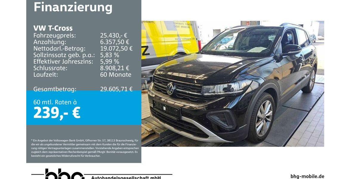 VW T-Cross 6.295 km 25.430 &euro; Reutlingen 72770