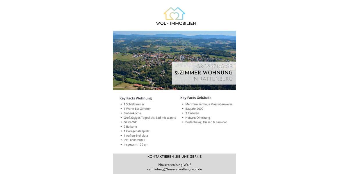 Erdgeschoßwohnung Rattenberg - 2 Zimmer, 120 m&sup2;, 900&euro; | Angebot:25977065
