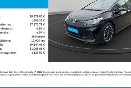 VW ID.3 22.713 km 28.879 &euro; Leinefelde-Worbis/DE 37327
