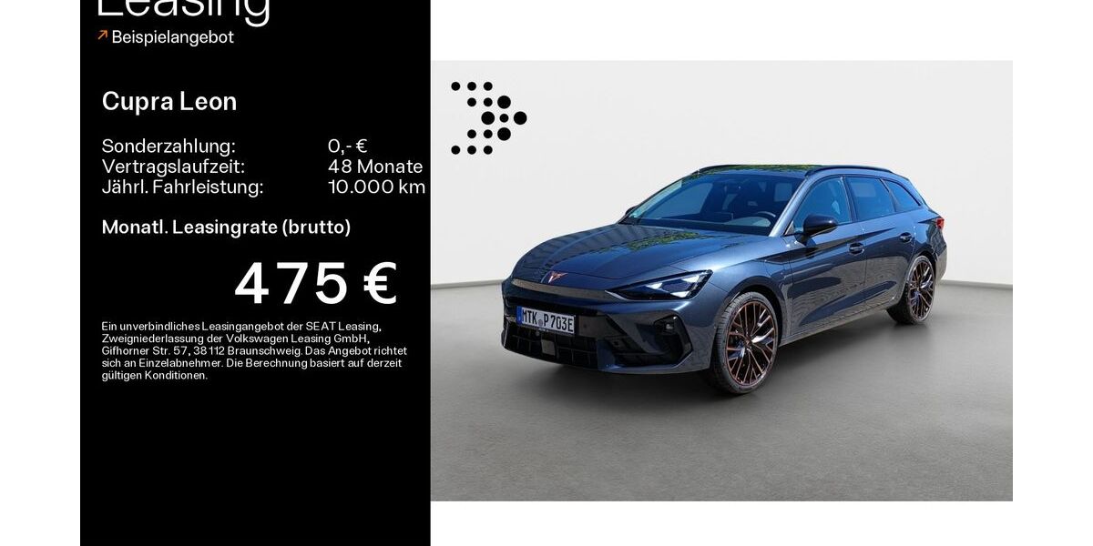 Cupra Leon 3.500 km 44.000 &euro; Hofheim-Diedenbergen 65719