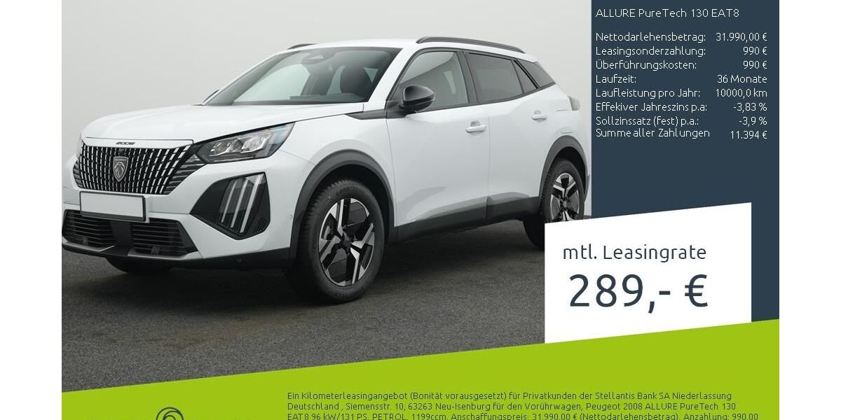 Peugeot 2008 2.605 km 31.290 &euro; Bocholt 46395