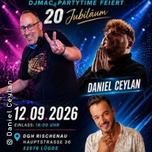 DjMac-Partytime | 20. Jubiläum 12.09.2026 DGH Rischenau-DORFGEMEINSCHAFT Rischenau e.V