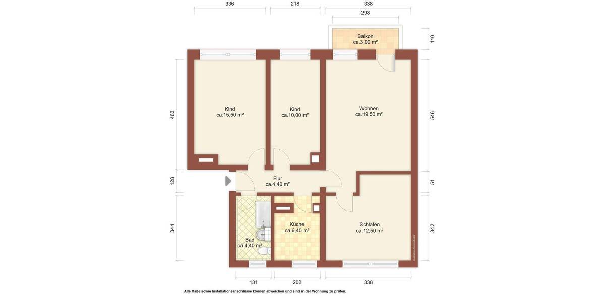 Etagenwohnung Rothenburg/Oberlausitz Rothenburg - 4 Zimmer, 75 m&sup2;, 417&euro; | Angebot:26893124