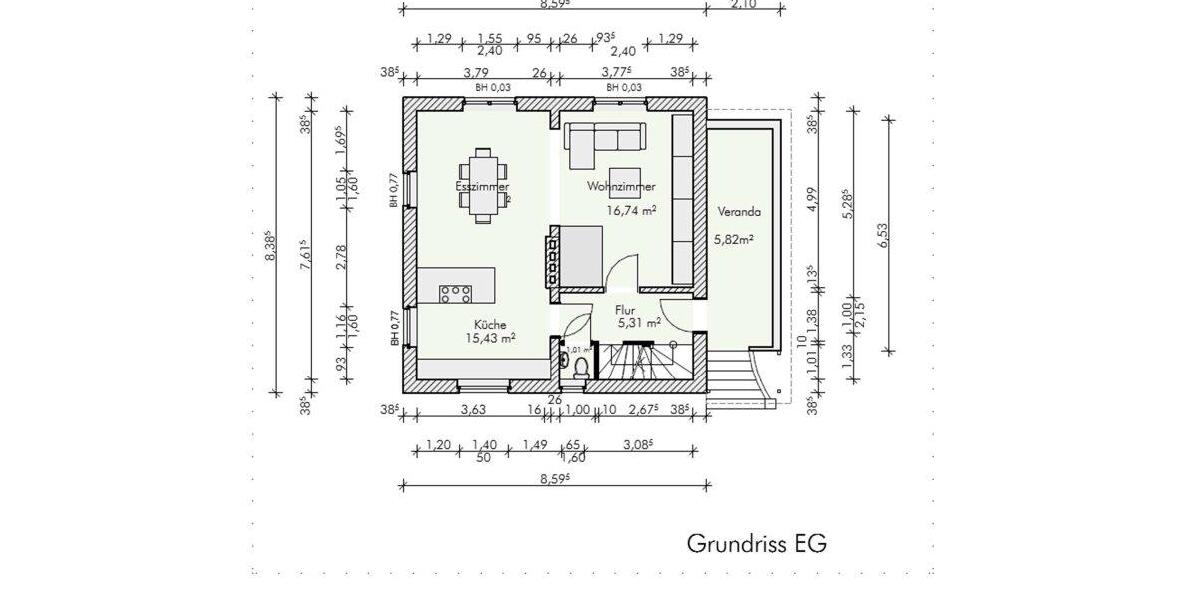 Einfamilienhaus Petershagen/Eggersdorf Eggersdorf - 4 Zimmer, 90 m&sup2;, 450.000&euro; | Angebot:26768313