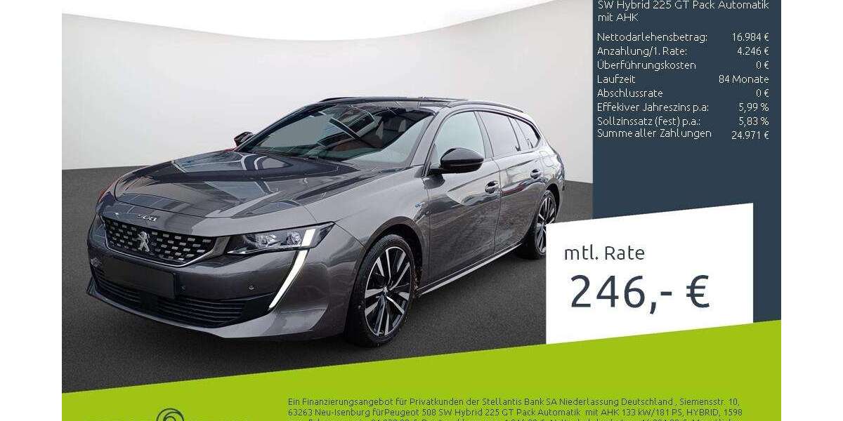 Peugeot 508 74.534 km 21.230 &euro; Borken 46325