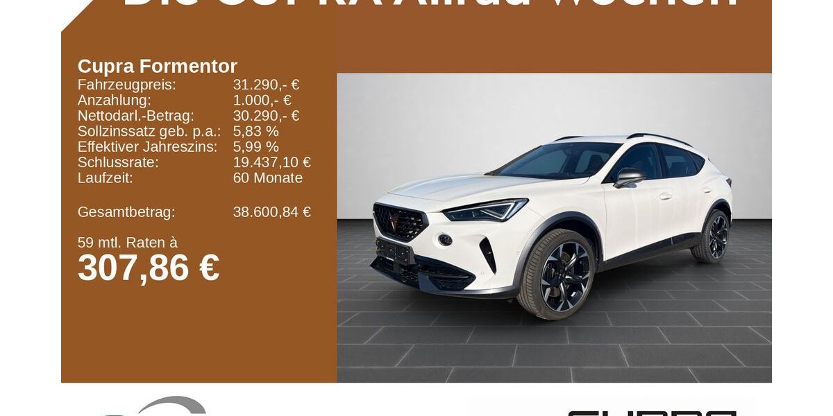 Cupra Formentor 28.832 km 31.290 &euro; Bingen / Rhein 55411