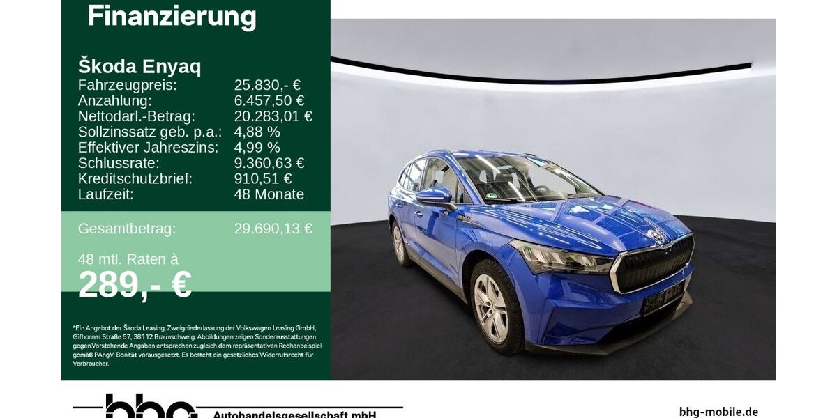 Skoda Enyaq 19.306 km 25.830 &euro; Freudenstadt 72250