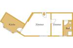 Etagenwohnung Köthen (Anhalt) Köthen - 2 Zimmer, 43 m&sup2;, 220&euro; | Angebot:26656879
