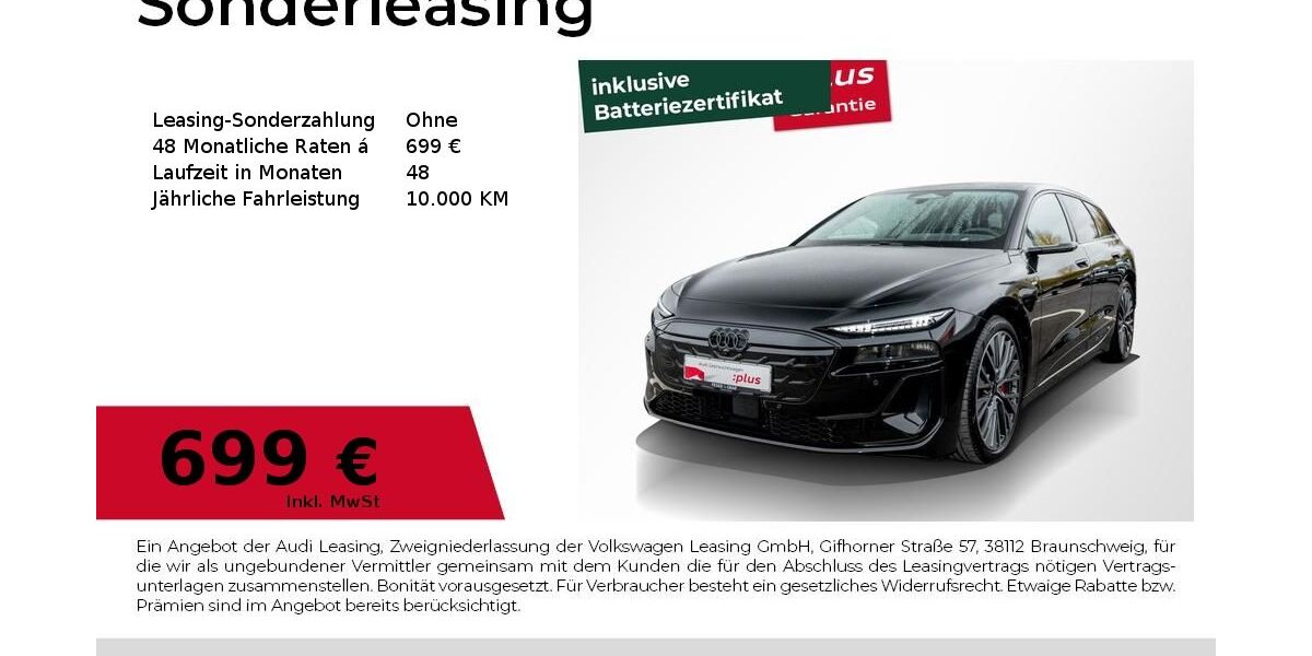 Audi A6 e-tron 6.603 km 79.990 &euro; Magdeburg 39126