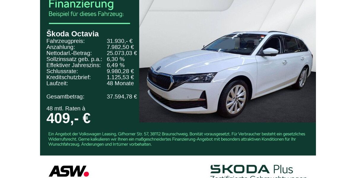 Skoda Octavia 18.400 km 31.930 &euro; Heilbronn 74076