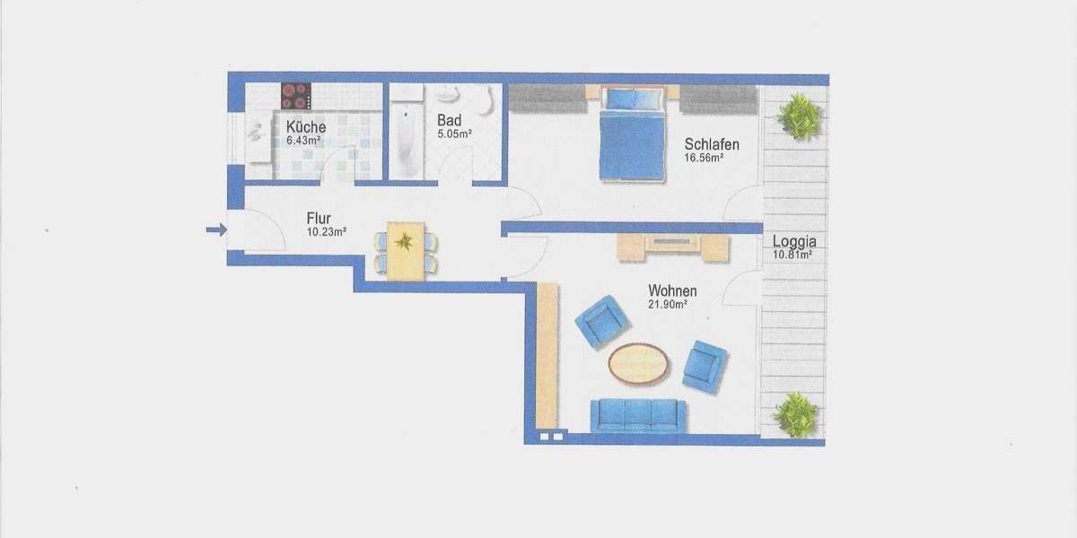 Etagenwohnung Hamburg Wandsbek - 2 Zimmer, 63 m&sup2;, 320.000&euro; | Angebot:25570260