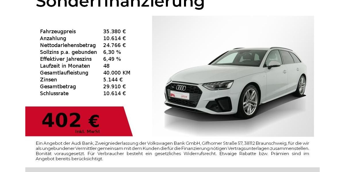 Audi A4 71.100 km 33.480 &euro; Nürnberg 90411