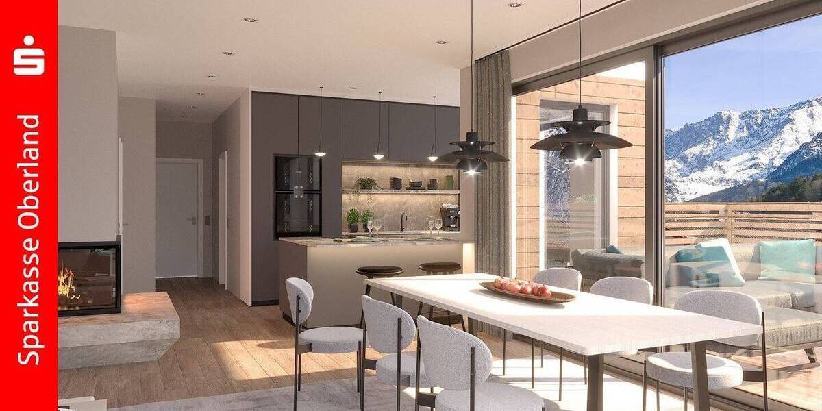 Etagenwohnung Garmisch-Partenkirchen Garmisch - 3 Zimmer, 124 m&sup2;, 1.458.400&euro; | Angebot:26433379