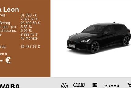 Cupra Leon 27.400 km 31.590 &euro; Gersthofen 86368