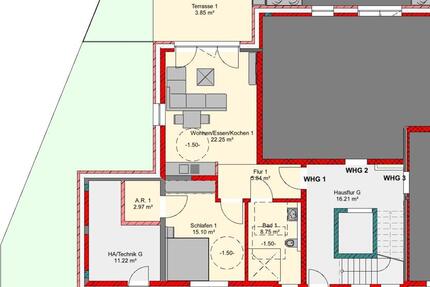 Wohnung zu vermieten Neubau Freren 2 zimmer
