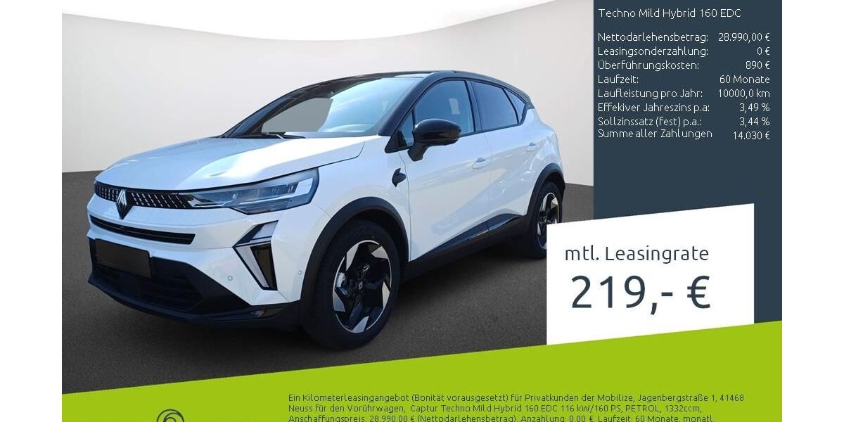 Renault Captur 2.977 km 25.940 &euro; Ahaus 48683