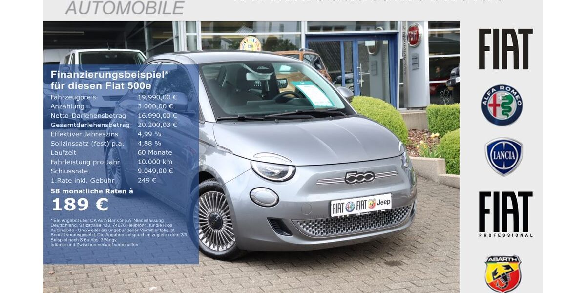 Fiat 500e 5.281 km 19.990 &euro; Marpingen 66646